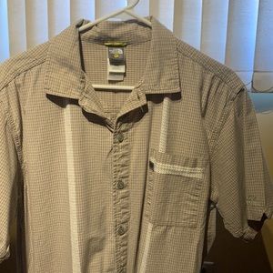 Size M The North Face dress shirt. In good condition